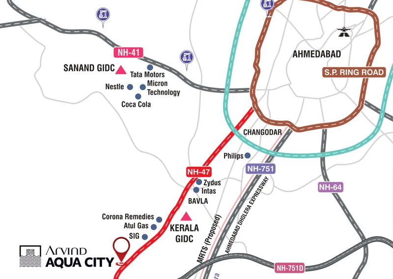 Arvind Aqua City Central Lake